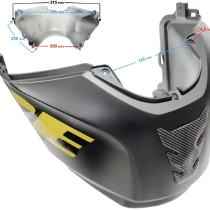 Fuel tank housing black VOGE 125R Plată sigură